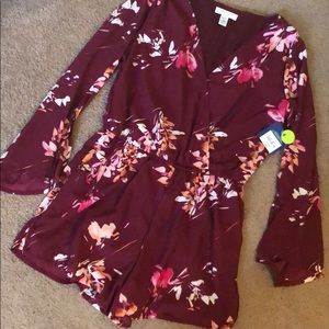 NWT Floral Romper